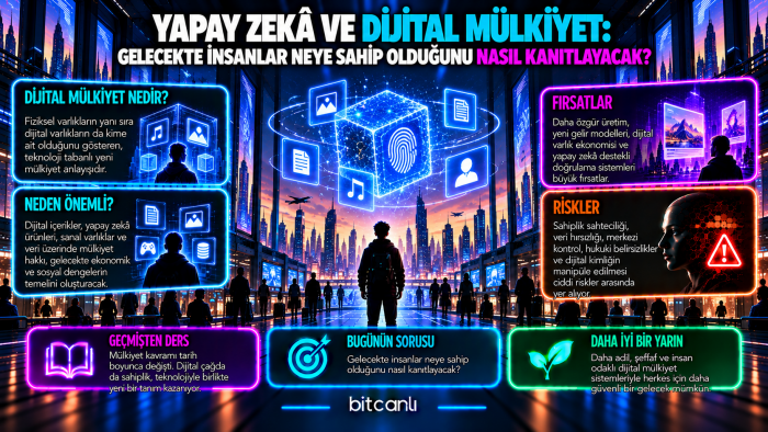 Yapay Zekâ ve Dijital Mülkiyet: Gelecekte İnsanlar Neye Sahip Olduğunu Nasıl Kanıtlayacak?